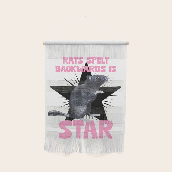 Rats spelt backwards is STAR Wall Hanging Gallery Image 1