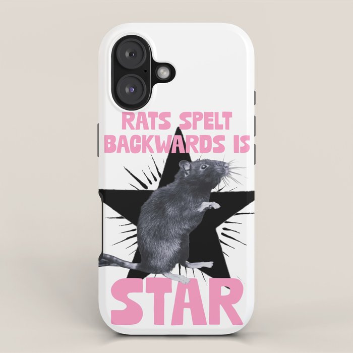 Rats spelt backwards is STAR iPhone Case Gallery Image 1