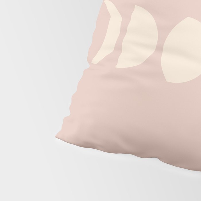 Minimal Moon Phases IV Pillow Sham Gallery Image 4