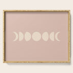 Minimal Moon Phases IV Serving Tray Gallery Image 1