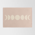 Minimal Moon Phases IV Rug Gallery Image 2