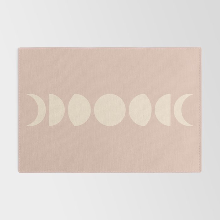 Minimal Moon Phases IV Rug Gallery Image 2