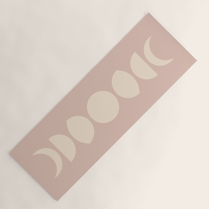 Minimal Moon Phases IV Yoga Mat Gallery Image 1