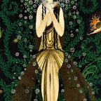 1921 Classical Masterpiece 'Flowers and Flames' by Kay Nielsen Coffee Mug Gallery Image 2