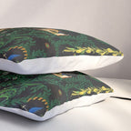 1921 Classical Masterpiece 'Flowers and Flames' by Kay Nielsen Pillow Sham Gallery Image 3
