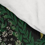 1921 Classical Masterpiece 'Flowers and Flames' by Kay Nielsen Comforter Gallery Image 4