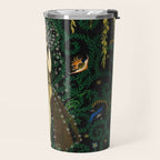 1921 Classical Masterpiece 'Flowers and Flames' by Kay Nielsen Travel Mug Gallery Image 2