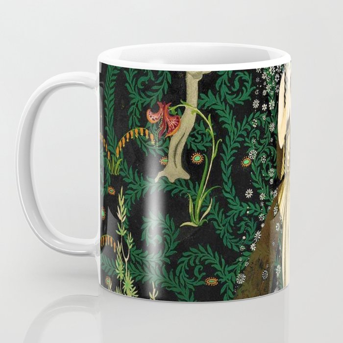 1921 Classical Masterpiece 'Flowers and Flames' by Kay Nielsen Coffee Mug Gallery Image 3