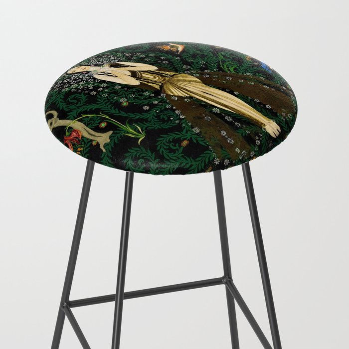 1921 Classical Masterpiece 'Flowers and Flames' by Kay Nielsen Stool Gallery Image 2
