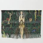 1921 Classical Masterpiece 'Flowers and Flames' by Kay Nielsen Wall Hanging Gallery Image 1