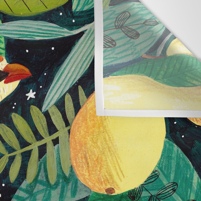 Partridge in a pear tree Wall Tapestry Gallery Image 3