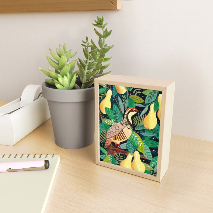 Partridge in a pear tree Mini Art Print Gallery Image 2