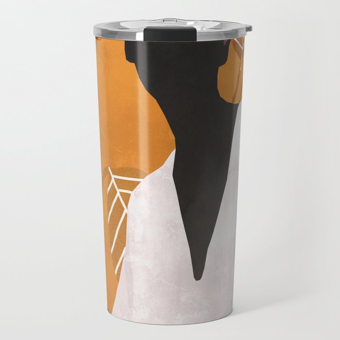 Tropical Girl 6 Travel Mug Gallery Image 1