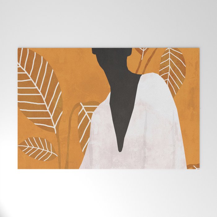 Tropical Girl 6 Welcome Mat Gallery Image 1