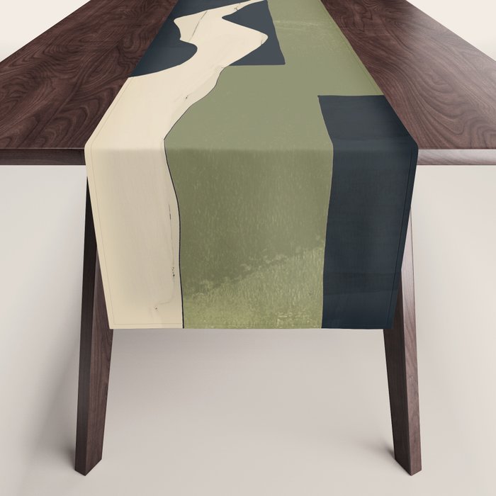 Abstract Minimal Horse 4 Table Runner Gallery Image 1