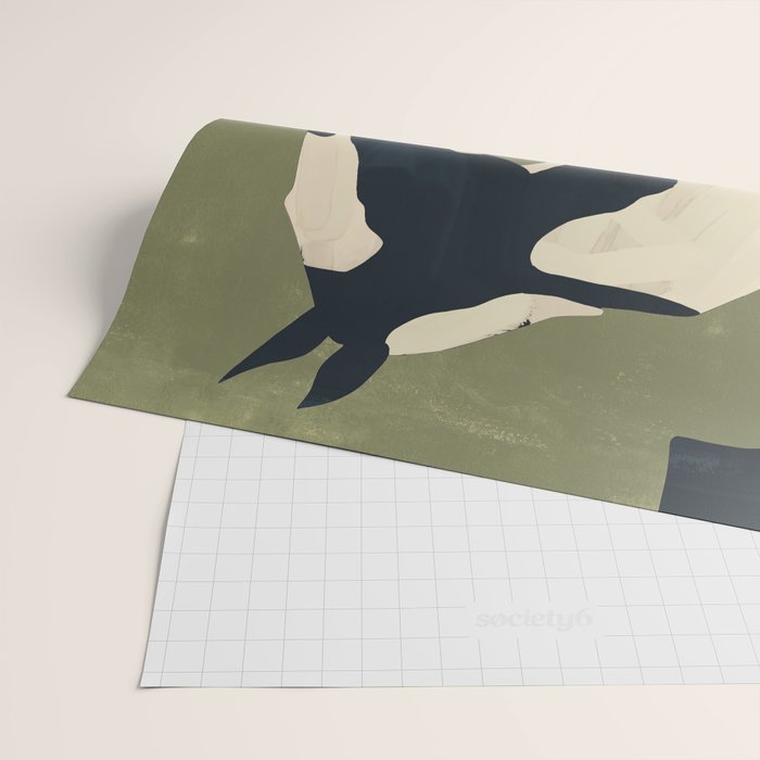 Abstract Minimal Horse 4 Wrapping Paper Gallery Image 2
