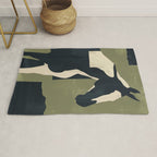 Abstract Minimal Horse 4 Rug Gallery Image 1