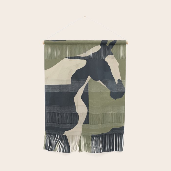 Abstract Minimal Horse 4 Wall Hanging Gallery Image 1