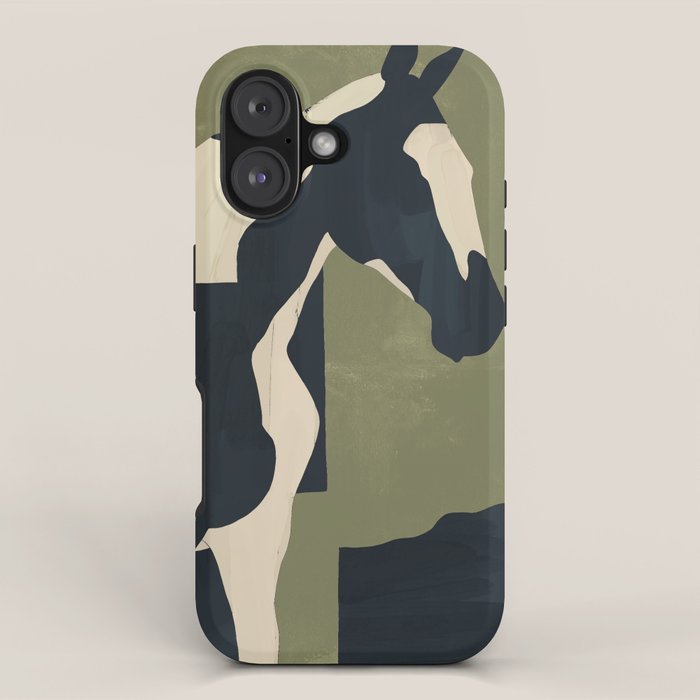 Abstract Minimal Horse 4 iPhone Case Gallery Image 1