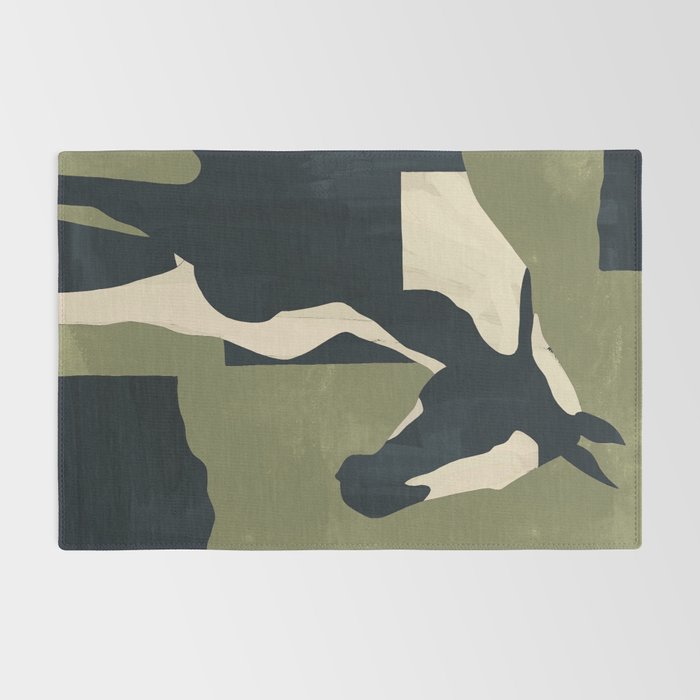 Abstract Minimal Horse 4 Rug Gallery Image 2