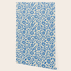 Abstract blue nature flower art pattern Wallpaper Gallery Image 2