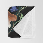 Mushroom Snake Crystals Garden Throw Blanket Gallery Image 3