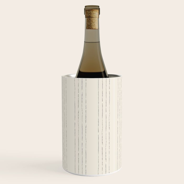 Lines #5 (Cream & Gray) Wine Chiller Gallery Image 3