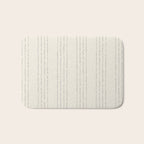 Lines #5 (Cream & Gray) Bath Mat Gallery Image 1