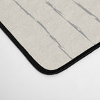 Lines #5 (Cream & Gray) Desk Mat Gallery Image 4