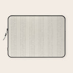 Lines #5 (Cream & Gray) Laptop Sleeve Gallery Image 1