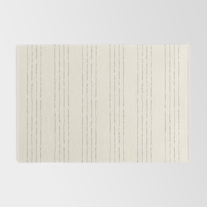 Lines #5 (Cream & Gray) Rug Gallery Image 2
