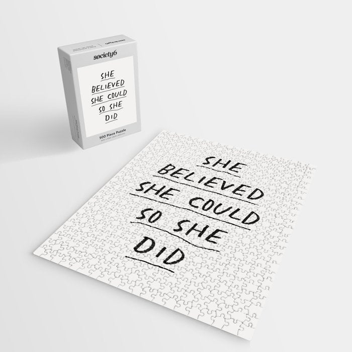 She Believed She Could So She Did Jigsaw Puzzle Gallery Image 2