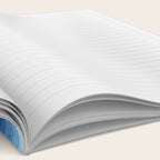 Falling star, shooting star, sailboat ocean waves blue sea Notebook Gallery Image 2