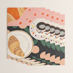 Coffee and Croissant Wrapping Paper Gallery Image 3