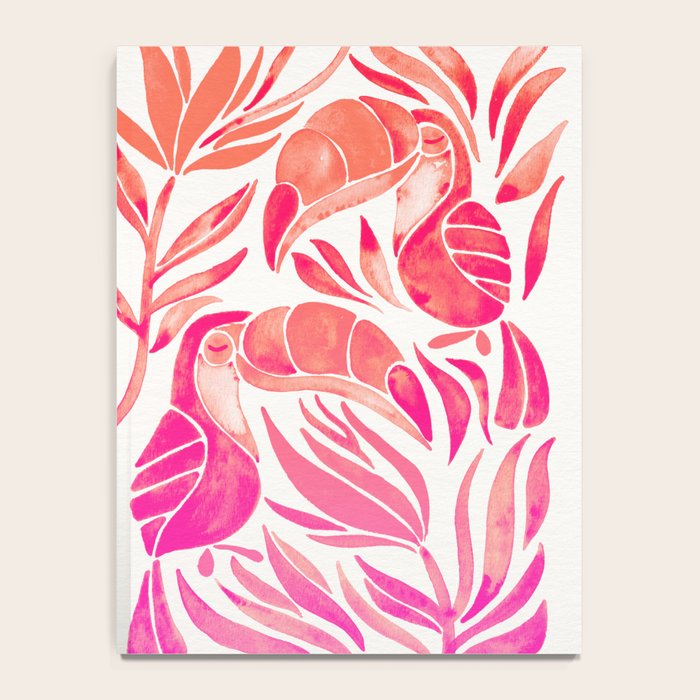 Tropical Toucans - Pink OmbrÃ© Palette Notebook Gallery Image 4