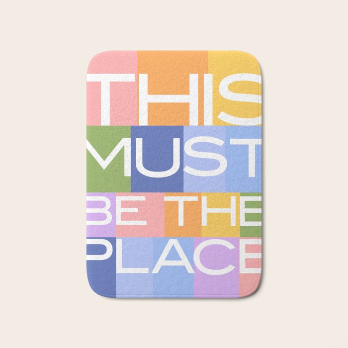 This Must Be The Place Bath Mat Gallery Image 1