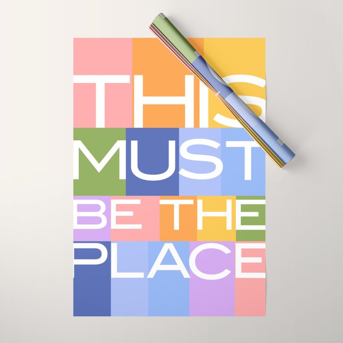 This Must Be The Place Wrapping Paper Gallery Image 1