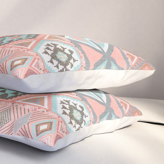 Aztec Artisan in Pink Pillow Sham Gallery Image 3