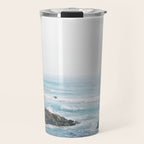 Monterey Coast - Minimalist Ocean Photography Travel Mug Gallery Image 1