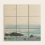 Monterey Coast - Minimalist Ocean Photography Wood Wall Art Gallery Image 1