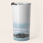 Monterey Coast - Minimalist Ocean Photography Travel Mug Gallery Image 3