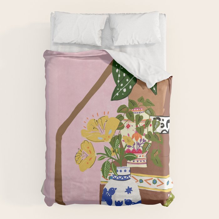 Bohemian stairs Duvet Cover Gallery Image 6
