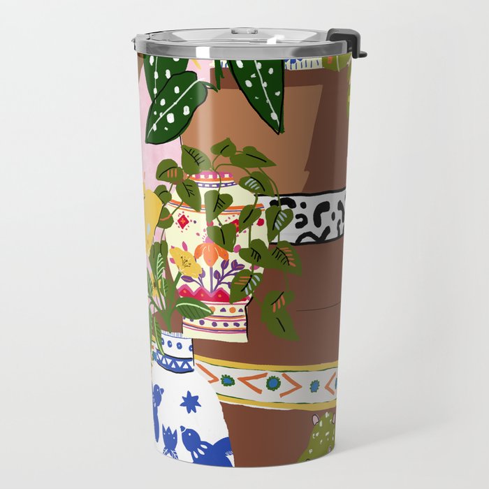 Bohemian stairs Travel Mug Gallery Image 2