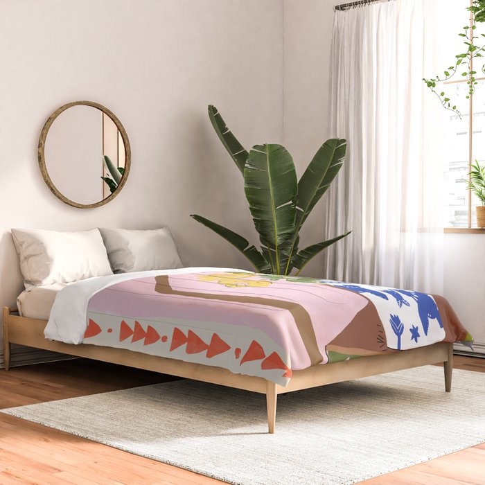 Bohemian stairs Comforter Gallery Image 2
