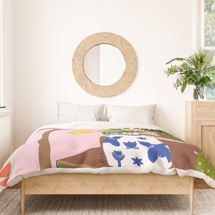 Bohemian stairs Duvet Cover Gallery Image 3