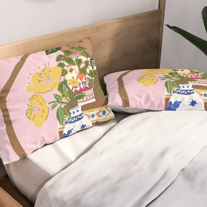 Bohemian stairs Pillow Sham Gallery Image 2