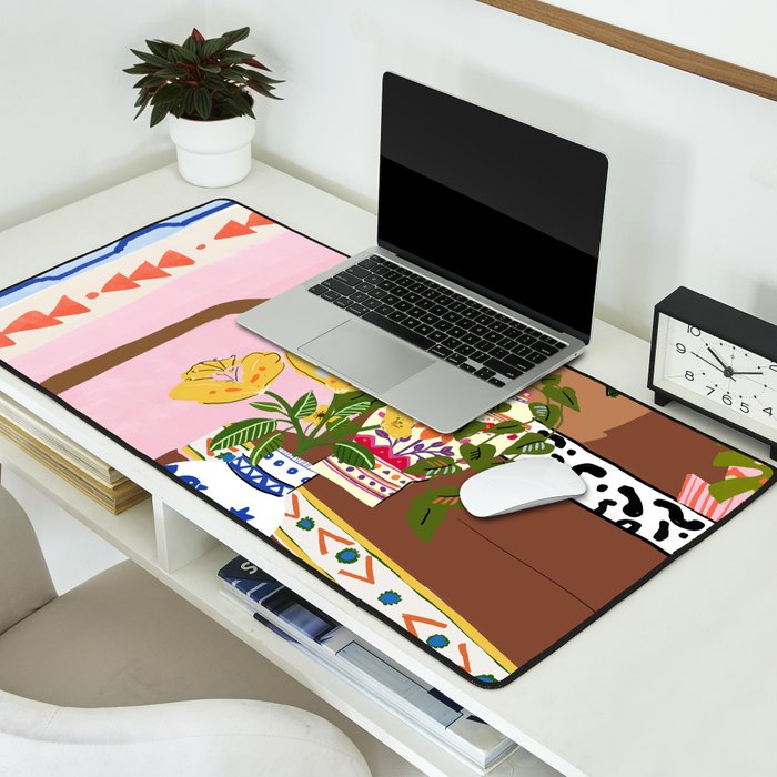 Bohemian stairs Desk Mat Gallery Image 2