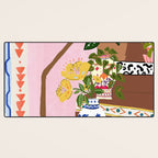 Bohemian stairs Desk Mat Gallery Image 3