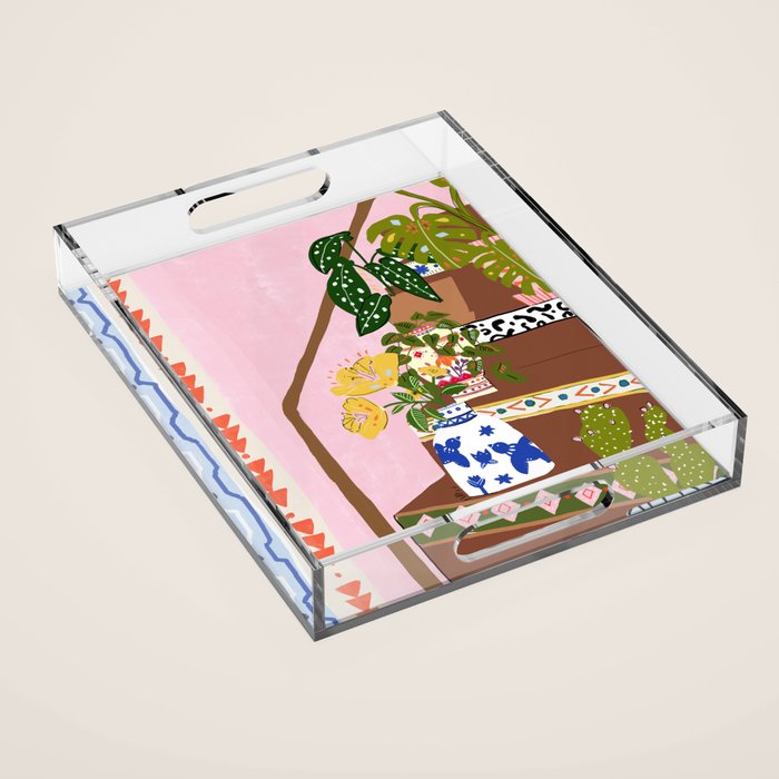 Bohemian stairs Acrylic Tray Gallery Image 1