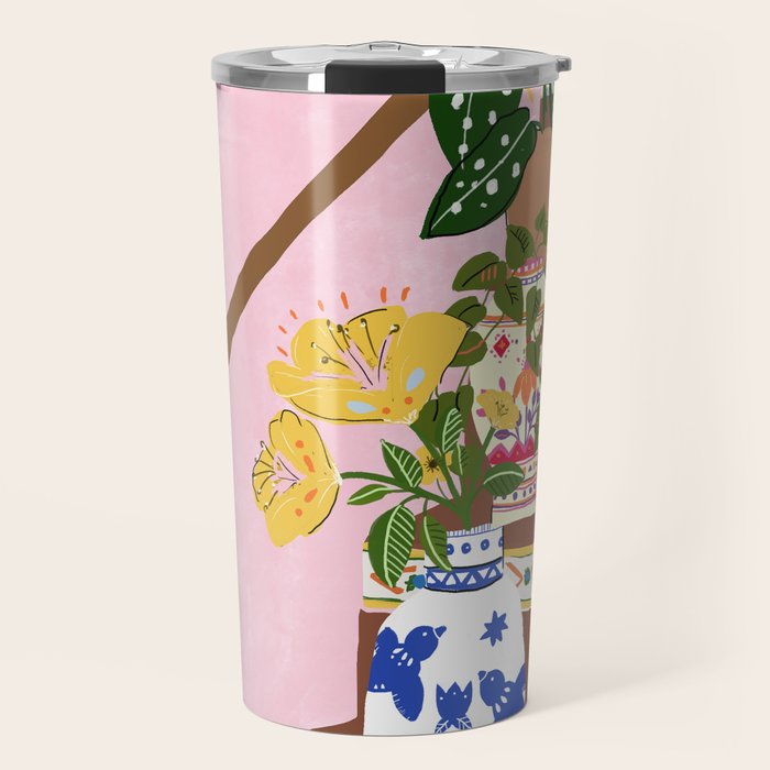 Bohemian stairs Travel Mug Gallery Image 1